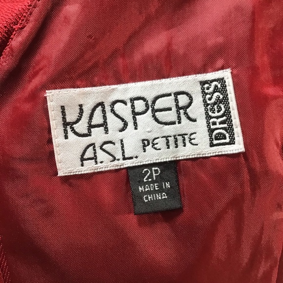 “Kasper ASL” Sheath Dress (Sz-2P) - Picture 6 of 7